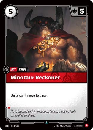 Minotaur Reckoner (014/221) - Spiritforged