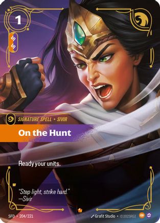 On the Hunt (204/221) - Spiritforged Foil