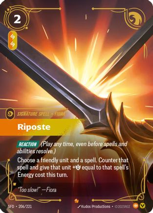 Riposte (206/221) - Spiritforged Foil