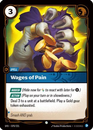 Wages of Pain (070/221) - Spiritforged