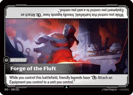 Forge of the Fluft (208/221) - Spiritforged Foil