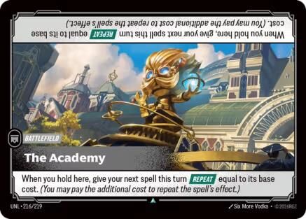 The Academy (216/219) - Unleashed Foil