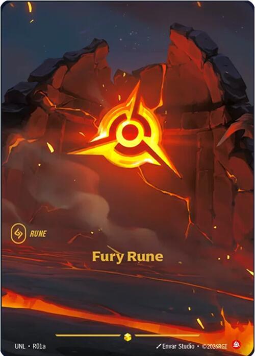 Fury Rune (R01b) (R01b) - Unleashed Foil