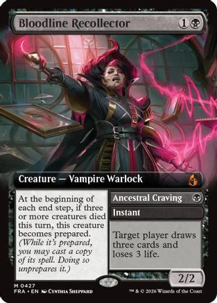 Bloodline Recollector (Extended Art) (FRA-427) [Reality Fracture] Foil