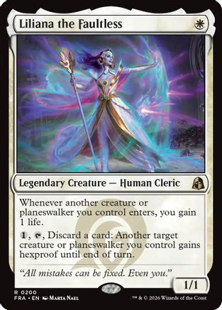 Liliana the Faultless (FRA-200) [Reality Fracture]