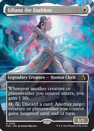 Liliana the Faultless (Borderless) (FRA-293) [Reality Fracture] Foil