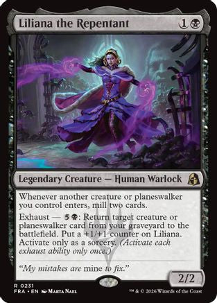 Liliana the Repentant (FRA-231) [Reality Fracture]