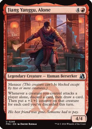 Jiang Yanggu, Alone (FRA-246) [Reality Fracture] Foil