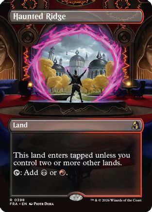 Haunted Ridge (Borderless) (FRA-398) [Reality Fracture] Foil