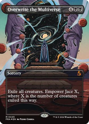 Overwrite the Multiverse (Borderless) (FRA-445) [Reality Fracture] Foil