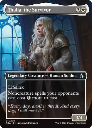 Thalia, the Survivor (Borderless) (FRA-296) [Reality Fracture] Foil
