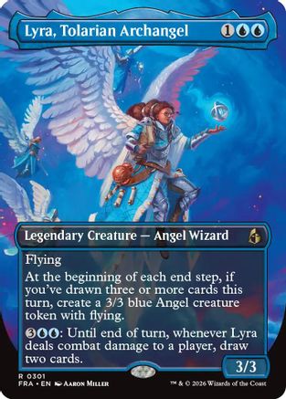 Lyra, Tolarian Archangel (Borderless) (FRA-301) [Reality Fracture]
