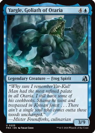 Yargle, Goliath of Otaria (FRA-225) [Reality Fracture] Foil