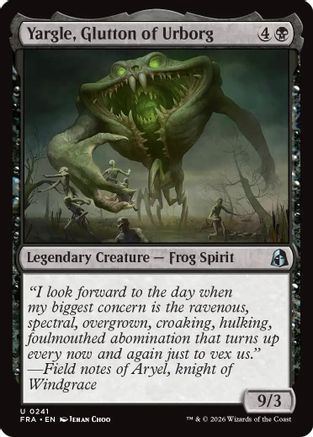 Yargle, Glutton of Urborg (FRA-241) [Reality Fracture]