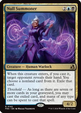 Null Summoner (FRA-142) [Reality Fracture] Foil