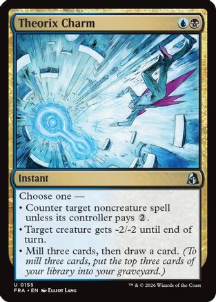 Theorix Charm (FRA-155) [Reality Fracture] Foil