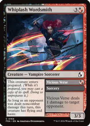 Whiplash Wordsmith (FRA-164) [Reality Fracture] Foil