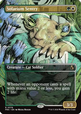 Solarium Sentry (Borderless) (FRA-376) [Reality Fracture] Foil