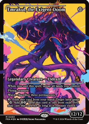 Emrakul, the Exigent Doom (Showcase) (FRA-403) [Reality Fracture]