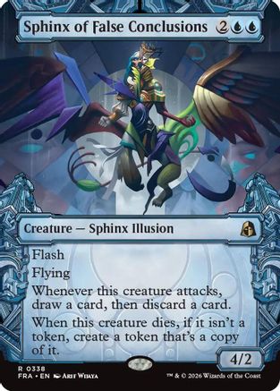 Sphinx of False Conclusions (Showcase) (FRA-338) [Reality Fracture]