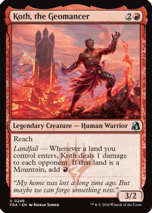 Koth, the Geomancer (FRA-248) [Reality Fracture]