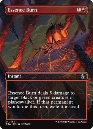 Essence Burn (Borderless) (FRA-369) [Reality Fracture] Foil