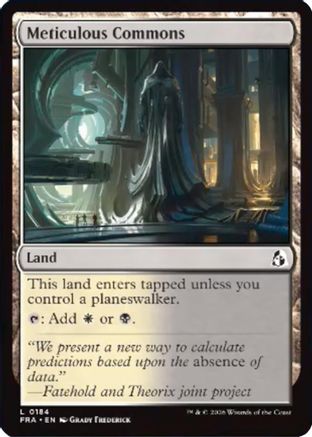 Meticulous Commons (FRA-184) [Reality Fracture] Foil