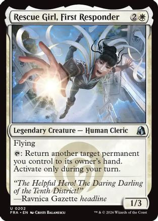 Rescue Girl, First Responder (FRA-202) [Reality Fracture] Foil