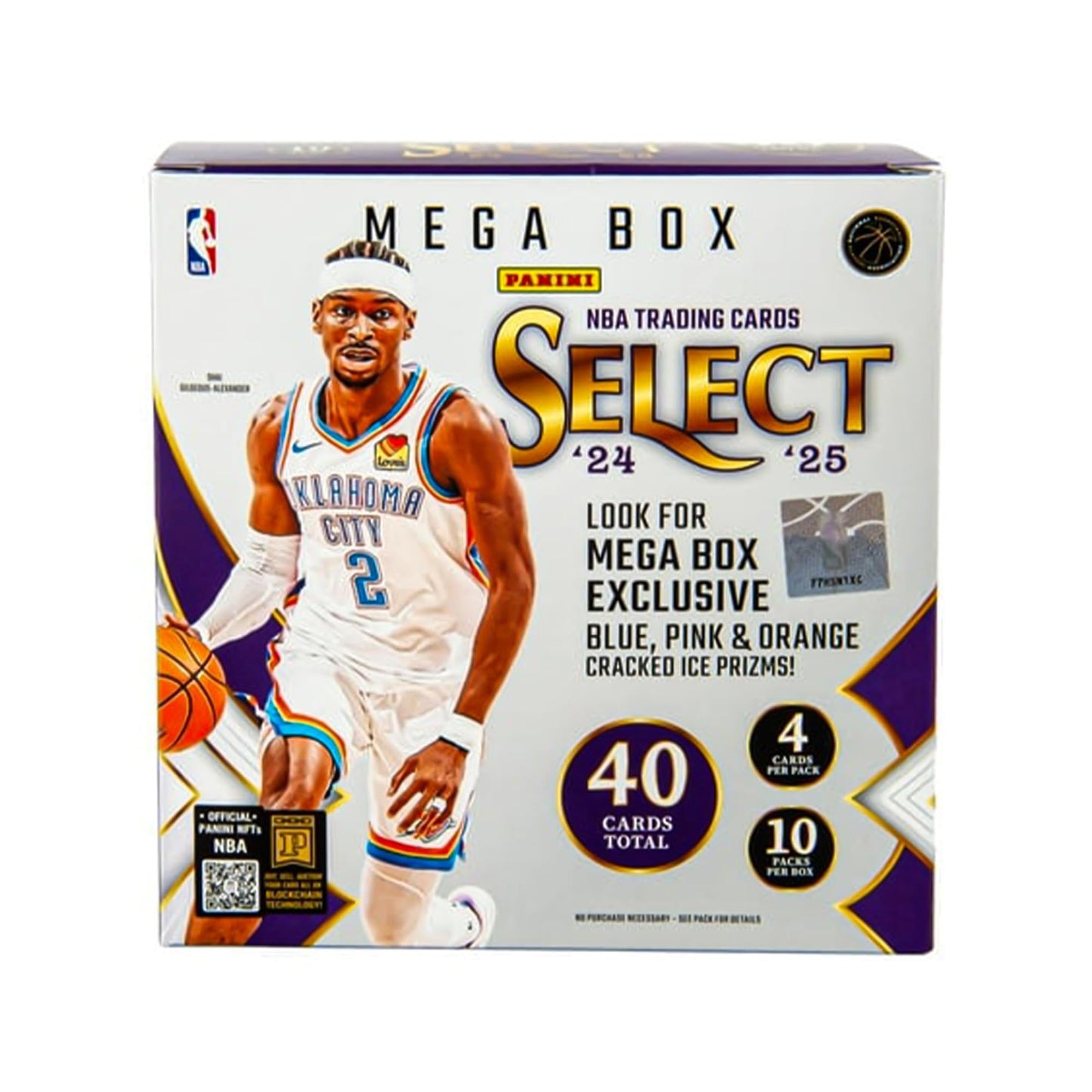 2024–25 Panini Select NBA Basketball Mega Box – Official Trading Cards