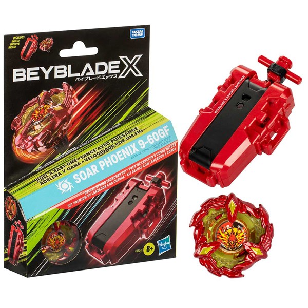 Beyblade X - Soar Phoenix 9-60GF Deluxe (String Launcher & Top) Set