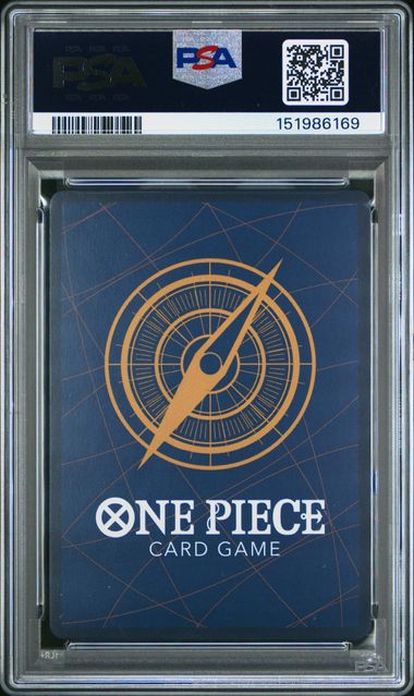 2025 ONE PIECE OP12-LEGACY OF THE MASTER #093 MARSHALL D. TEACH 3RD ANNIVERSARY-SILVER PSA 10