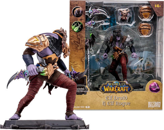 World of Warcraft Night Elf Druid/Rogue (Epic) 6" Figure