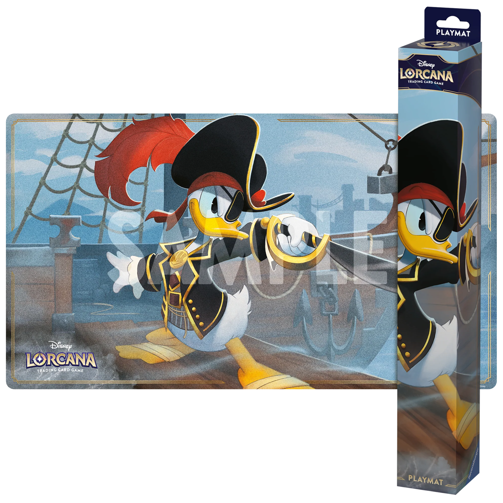 Azurite Sea Playmat: Donald Duck, Buccaneer