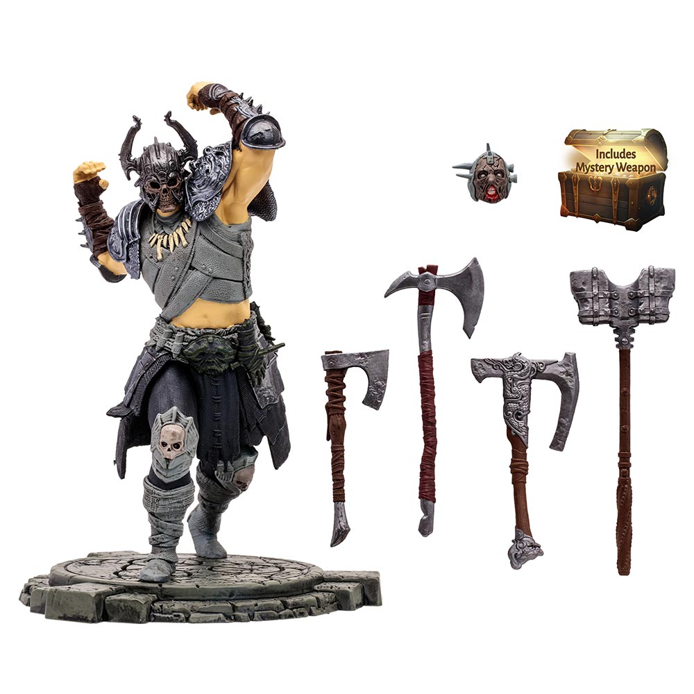 Diablo IV - Whirlwind Barbarian (Epic) 1/12 Scale Posed Figure