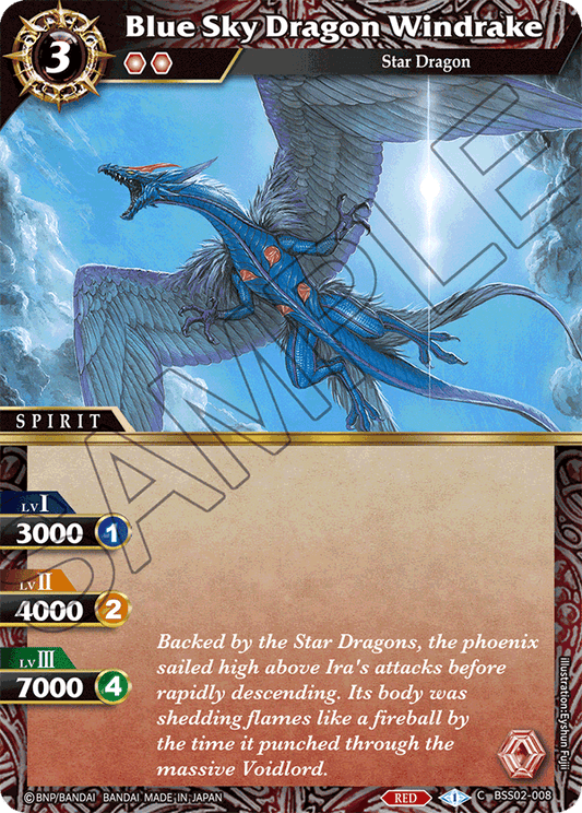 BSS02-008 - Blue Sky Dragon Windrake