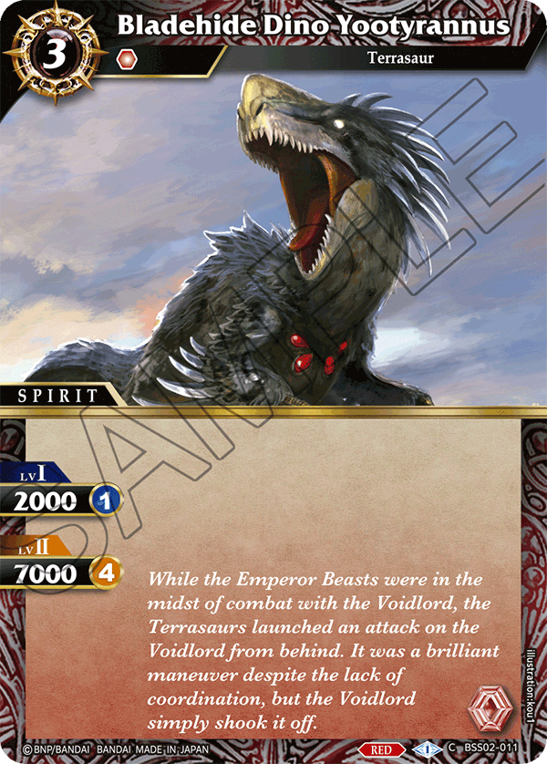 BSS02-011 - Bladehide Dino Yootyrannus