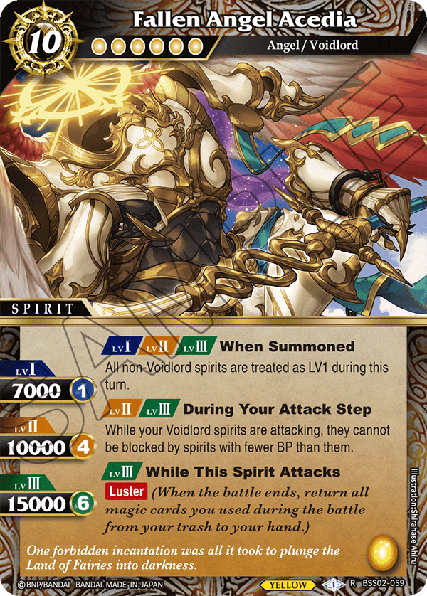 BSS02-059 - Fallen Angel Acedia