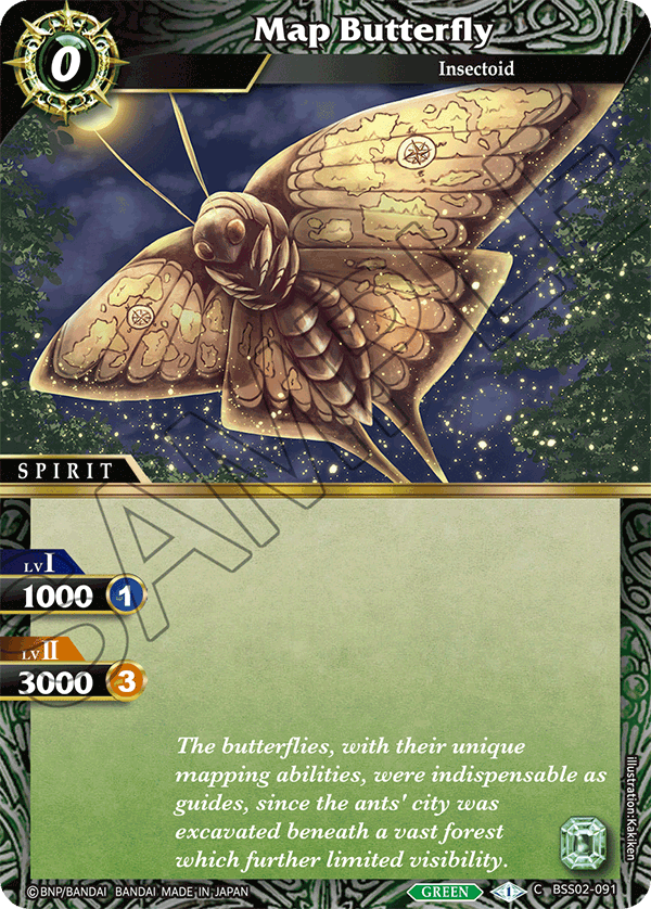 BSS02-091 - Map Butterfly