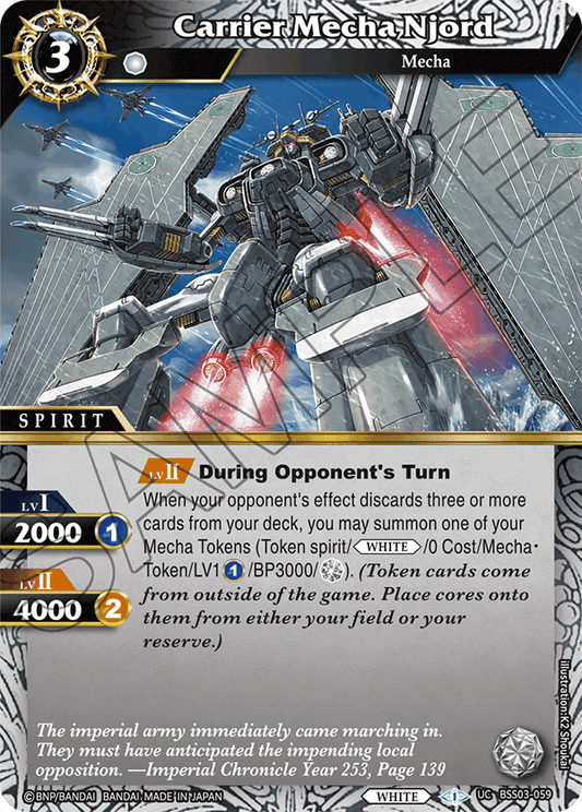 BSS03-059 - Carrier Mecha Njord