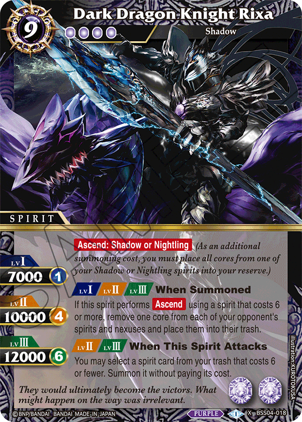 BSS04-018 - Dark Dragon Knight Rixa