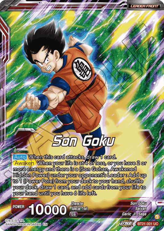 BT21-001 - Son Goku, for the Sake of Family