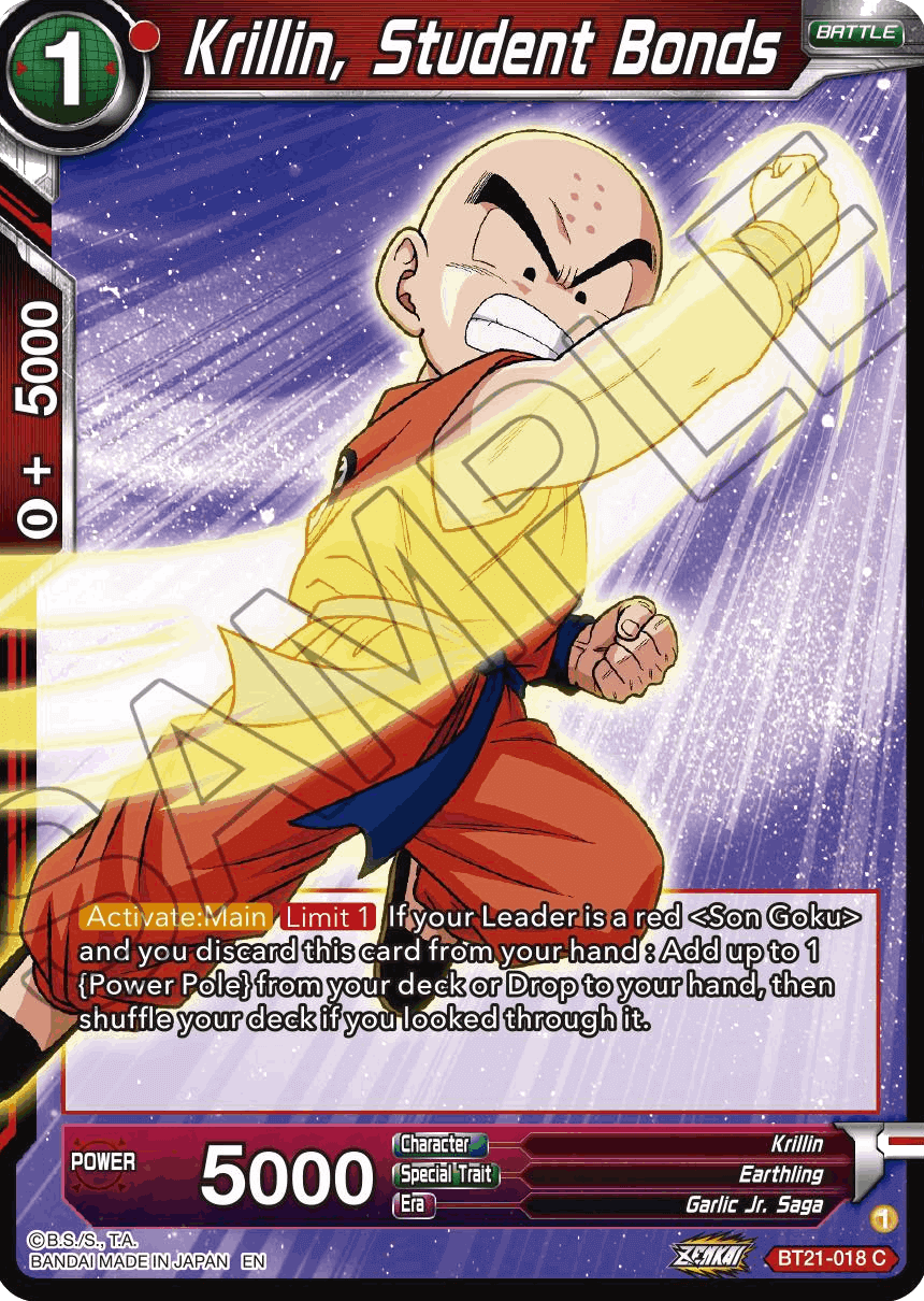 BT21-018 - Krillin, Student Bonds