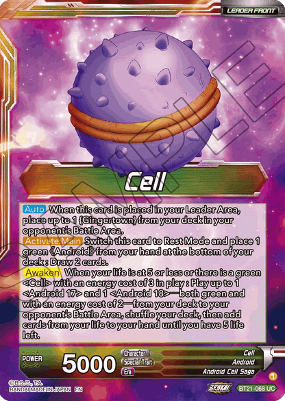 BT21-068 - Cell, The Greatest Threat to Mankind