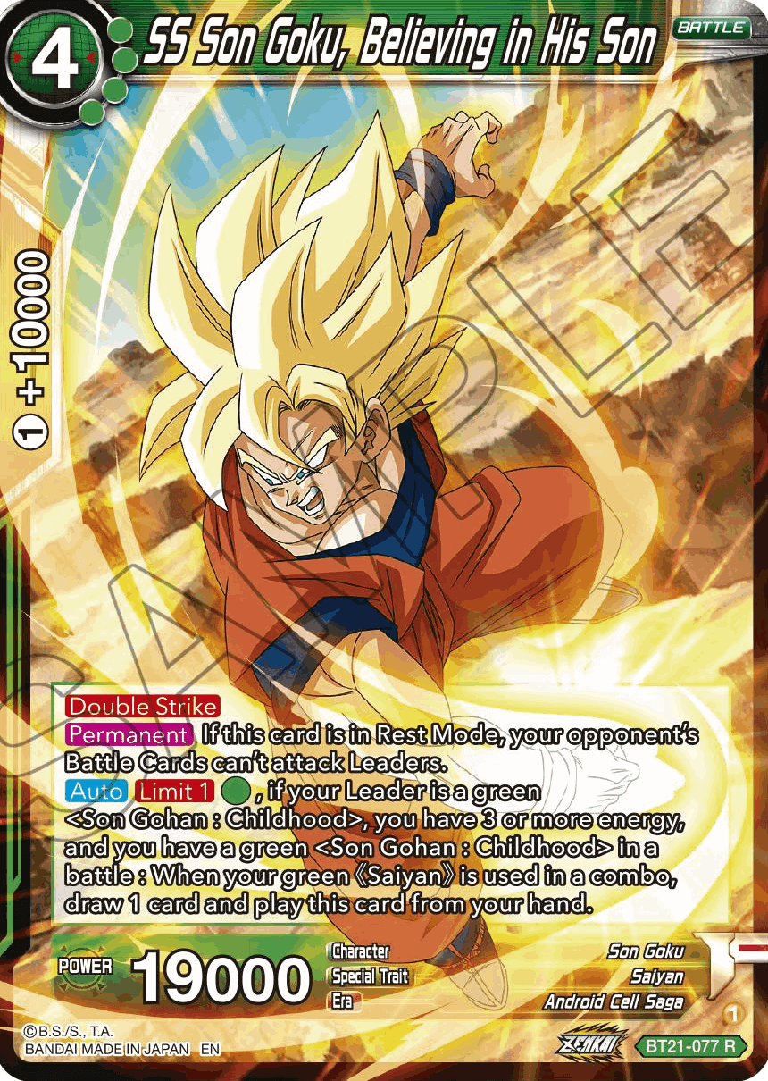 BT21-077 - SS Son Goku, Believing in His Son