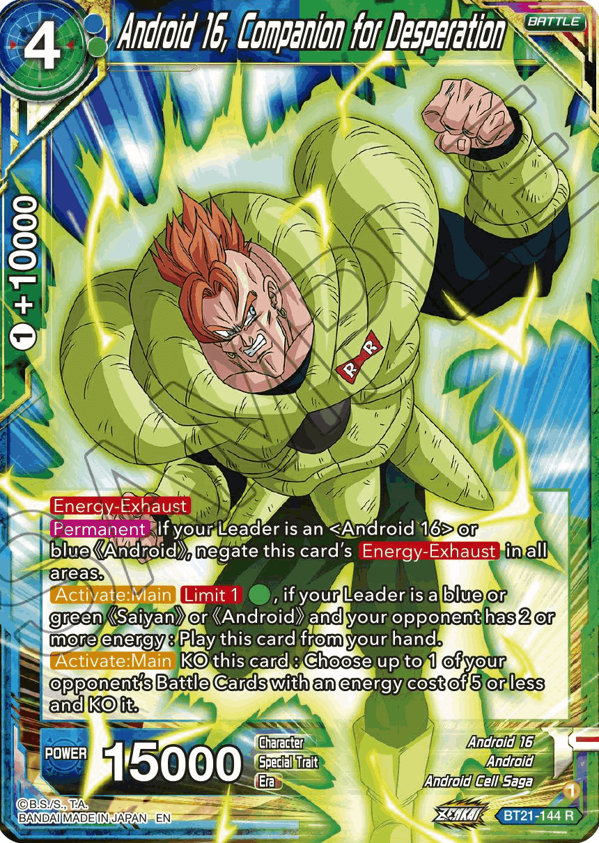 BT21-144 - Android 16, Companion for Desperation