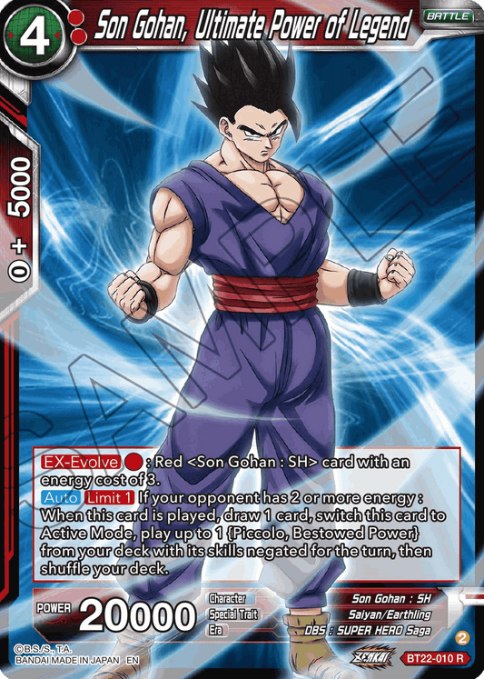 BT22-010 - Son Gohan, Ultimate Power of Legend