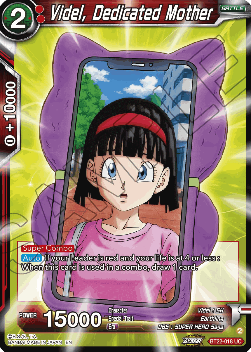 BT22-018 - Videl, Dedicated Mother