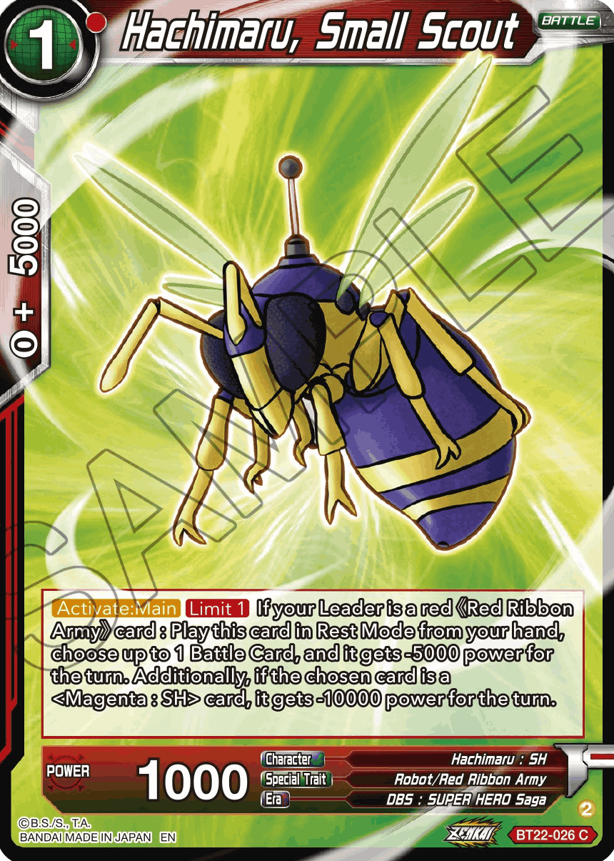 BT22-026 - Hachimaru, Small Scout