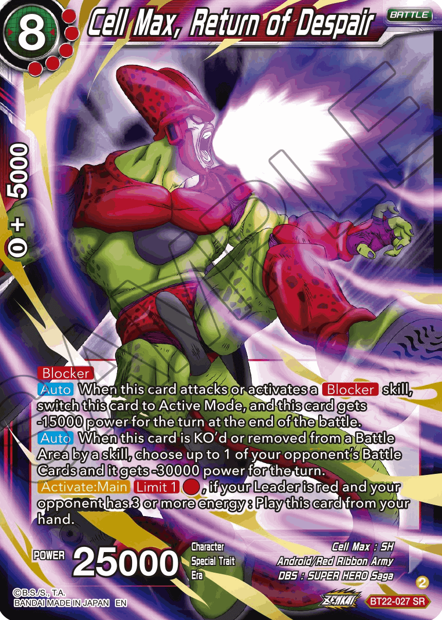 BT22-027 - Cell Max, Return of Despair SR