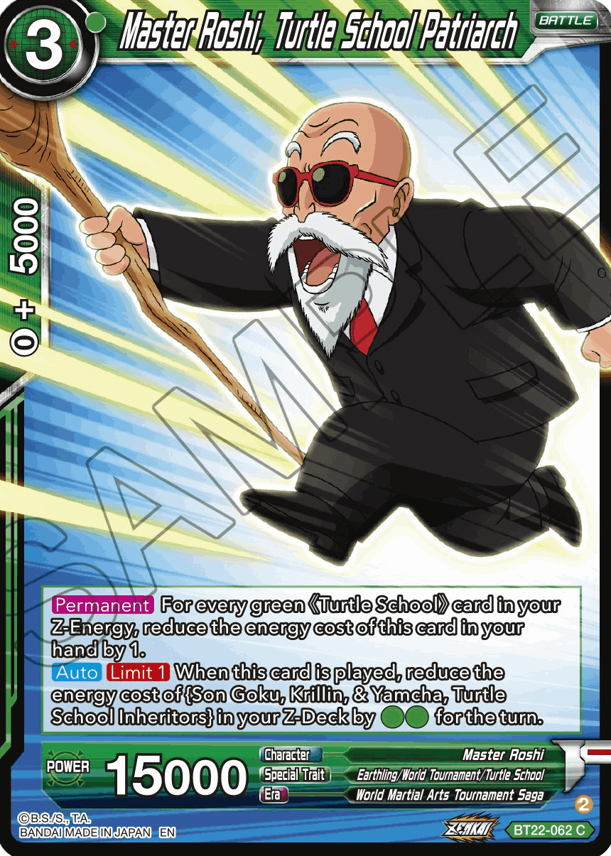 BT22-062 - Master Roshi, Turtle School Patriarch